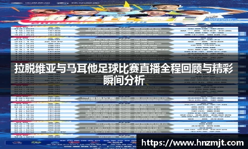 拉脱维亚与马耳他足球比赛直播全程回顾与精彩瞬间分析